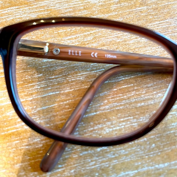 Elle Eyeglasses EL13349 52-16-135 Brown/Taupe - Picture 7 of 9